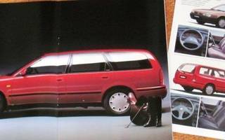 1991 Nissan Primera Wagon esite - KUIN UUSI - suom - 12 siv