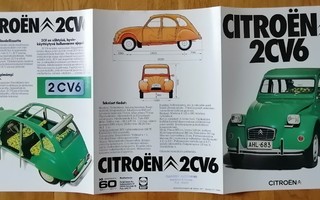 1977 Citroen 2CV 6 esite - KUIN UUSI - suom