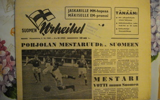 Suomen Urheilulehti Nro 80/1959 (27.9)
