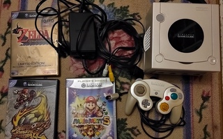 Nintendo GameCube konsolipaketti + 3 peliä