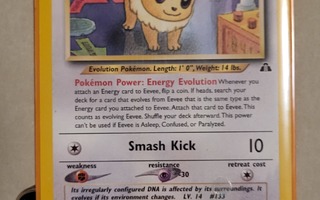 Eevee #38 Pokemon Neo Discovery card