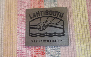 Lahtisoutu Vesisamoilijat ry 1984 muistomitali.