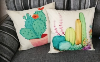 Kukkiva kaktus tyynynpäällinen