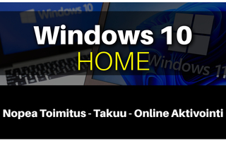 Windows 10 Home Retail Alkuperäinen Lisenssi