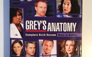 Greyn Anatomia / Grey's Anatomy - Kausi 6 (6DVD)