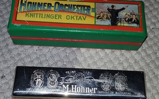 VINTAGE HUULIHARPPU HOHNER HARMONIKAS OMASSA PAKETISSA