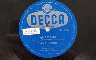 Savikiekko 1957 - Jorma Lyytinen - Decca SD 5393