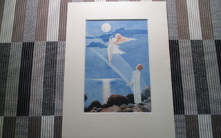 Rudolf Koivu : Kaunis enkelikortti -taulu.