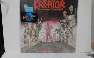 KREATOR - TERRIBLE CERTAINLY EX+/EX+ SAKSA 1987 LP