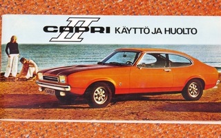 1974 Ford Capri II omistajan käsikirja - KUIN UUSI