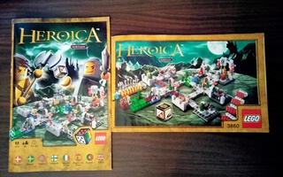 lego Heroica Fortaan pelin ohjeet ja ohjeet kokoamiseen