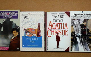 Agatha Christie: Parikymmentä Poirotia yms. englanniksi