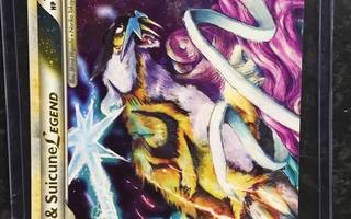 Raikou & Suicune Legend 92/95 pokemon holo rare kortti
