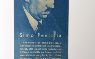 Mainoskirjanmerkki Simo Penttilä Donnia ja konnia Otava