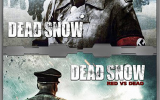Dead Snow 1 + 2, norja natsi zombie splatter kauhua 2DVD