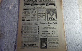 KYLÄKIRJASTON KUVALEHTI  4-1909