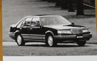1990 Daewoo Super Salon pressikuva KUIN UUSI "Mercedes-Benz"
