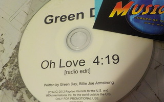 GREEN DAY - OH LOVE RADIO EDIT PROMO CD-R