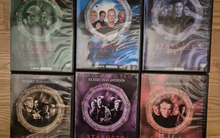 Stargate  SG 1 Tuotantokaudet 1-5, 7 dvd