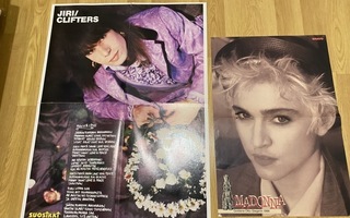 Jiri Nikkinen Clifters ja Madonna julisteet
