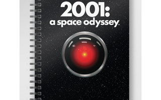 2001 a space odyssey poster spiral notebook	(66 443)	UUSI		M