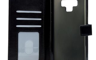 Samsung Galaxy Note 9 lompakkokotelo musta