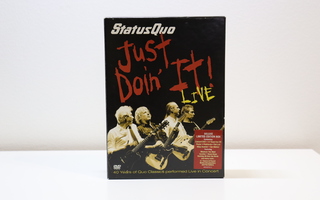Status Quo Just Doin it! Live Deluxe Limited Edition Box