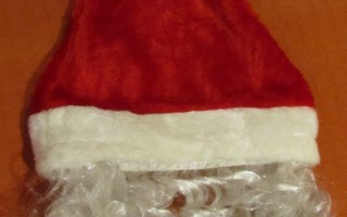 Joulupukin/tontun hattu takahiuksilla - UUSI Smiffys tuote