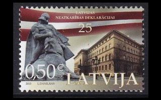 Latvia 944 ** Itsenäisyysjulistus 25v (2015)