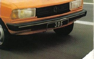 Peugeot 305 Diesel -esite, 1979