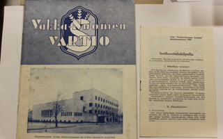 Vakka-Suomen Vartio 20.12.1940 näytenumero