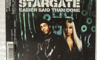 StarGate • Easier Said Than Done CD Maxi-Single