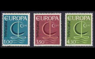 Portugali 1012-4 ** Europa (1966)