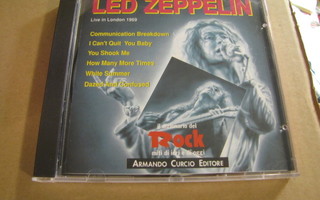 Led Zeppelin live in london 1969 cd soittamaton italia 1991