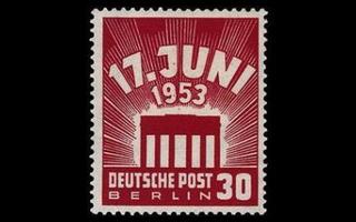 Berlin 111 ** DDR:n kansannousu 30 Pf (1953)