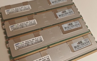 Muistikammat DDR3 ECC 4GB 4x4GB = 16GB 10600R