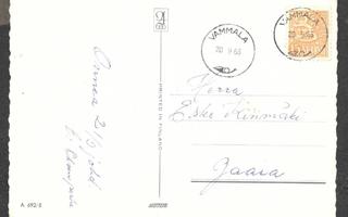 Postilähetys - Yl.m. 15mk (LAPE 472) Vammala 20.9.1963