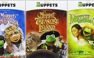 9x The Muppet (Show) elokuvat 1979-2011, suomi tekst, 9xDVD