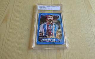 Lionel Messi 2022-2023 Custom Cards Legends ja kotelo