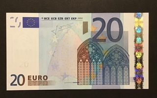 Euroseteli 20 € Suomi G010 UNC