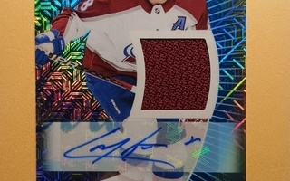 Cale Makar  2023-24 UD Allure Blue Line Auto Jersey/25 RARE