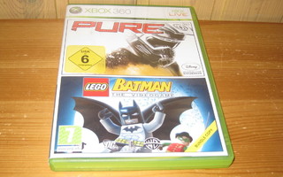 XBOX 360 Pure + Lego Batman The Video Game