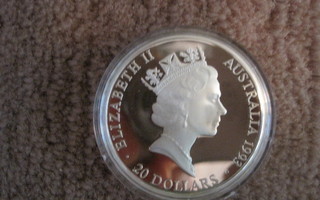 20 Dollars AUSTRALIA 1993 UK Elizabeth II Olympics TRACK