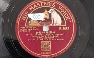 Savikiekko 1936- Paul Robeson - His Master's Voice B.8482