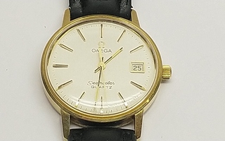 Omega Seamaster quarts kultakello, 585, Swiss Made