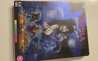 Elvira : mistress of the dark .steelbook blu-ray .uusi