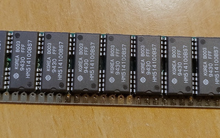4 MB Simm 30-pin 70 ns 9-Chip 4Mx9 Parity 'Chips: 9x Hitachi