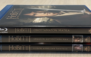Peter Jackson: HOBITTI Trilogia (2012-2014) Blu-ray (UUSI)