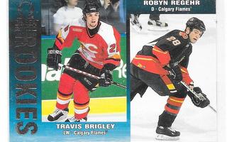 1999-00 Pacific Omega #42 Travis Brigley & Robyn Regehr RC