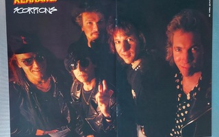 Scorpions / Nirvana : Posteri aivan 90 -luvun alusta